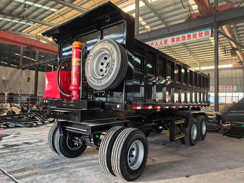 后翻自卸半掛車