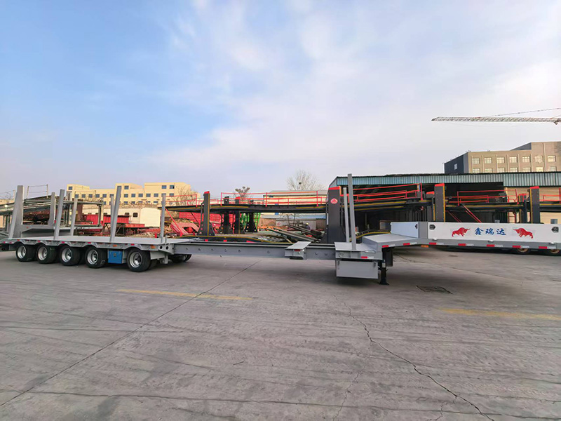出口低平板半掛車