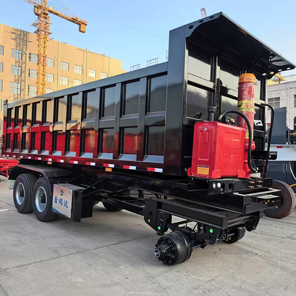 后翻自卸半掛車
