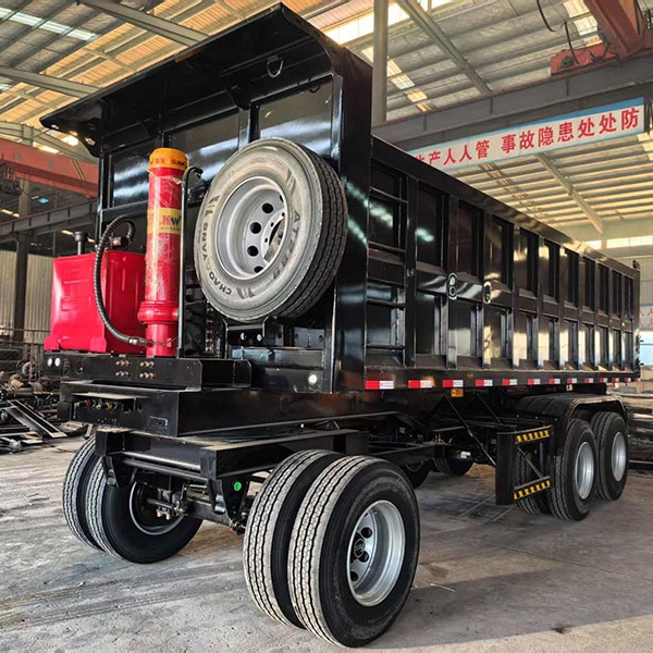 后翻自卸半掛車