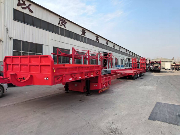 出口低平板半掛車