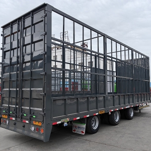 中置軸全掛二節子串聯拖車