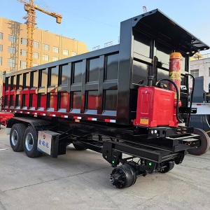 后翻自卸半掛車