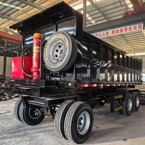 后翻自卸半掛車