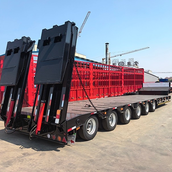 低平板半掛車
